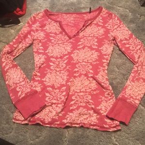 Pink guess worn shirt